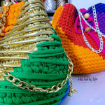 Crochet Bucket Bag | Multicolor Bucket Bag | Hooked by Lade