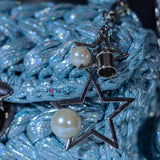 Shimmering ‘Tiffany Blue’ Crochet Bag